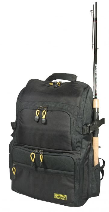 Spro Back Pack Camouflage Met 4 Tackleboxen