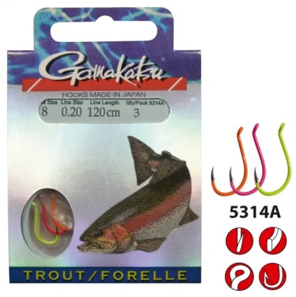Gamakatsu Hook Ls-5314A Spiral Size4