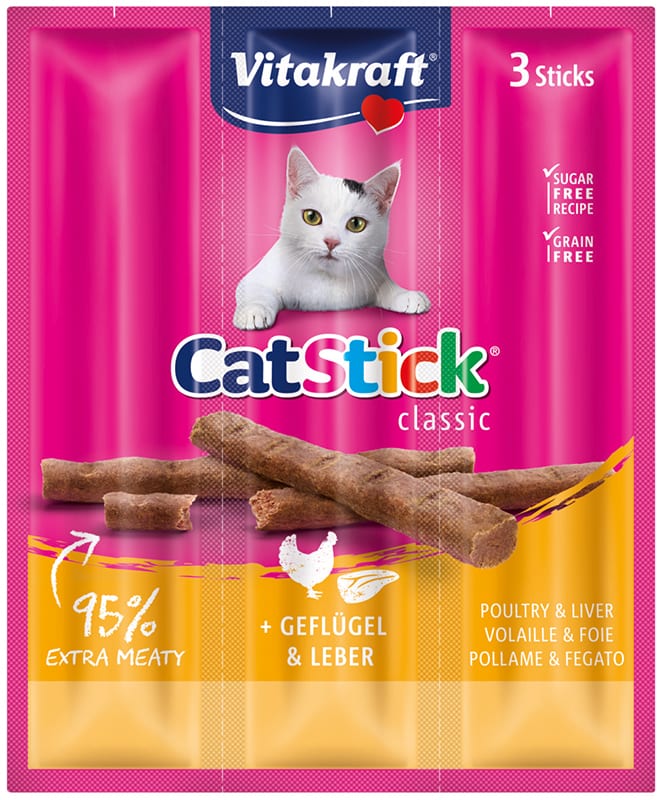 Vitakraft Cat-Stick Mini Gevogelte+Lever