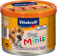 10 blikjes Vitakraft Dog Minis Rund Hondenworstjes - hondensnack - á 12 Stuks