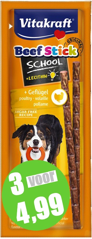 Vitakraft Beef Stick School Pocket Gevogelte