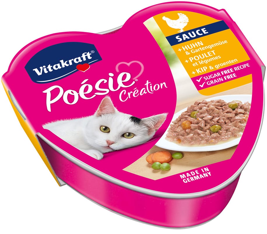 Vitakraft Poésie Kip & Groente Sauce, 85 gram
