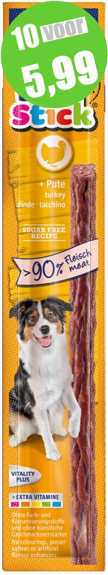 Vitakraft Beef-Stick 12 gram Kalkoen
