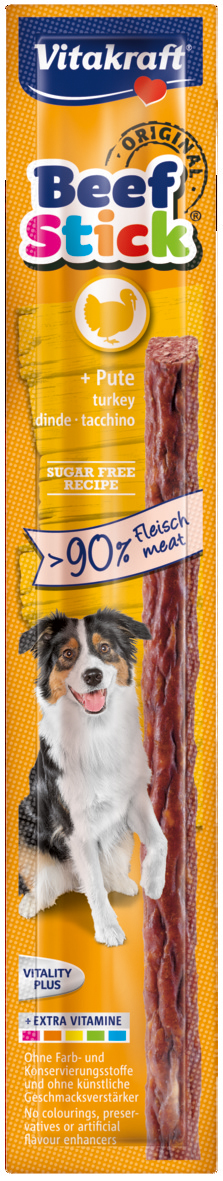Vitakraft Beef-Stick 12 gram Kalkoen