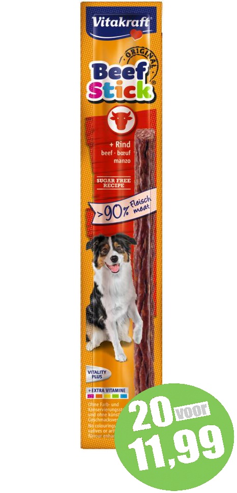 Vitakraft Beef-Stick 12 gram Rund