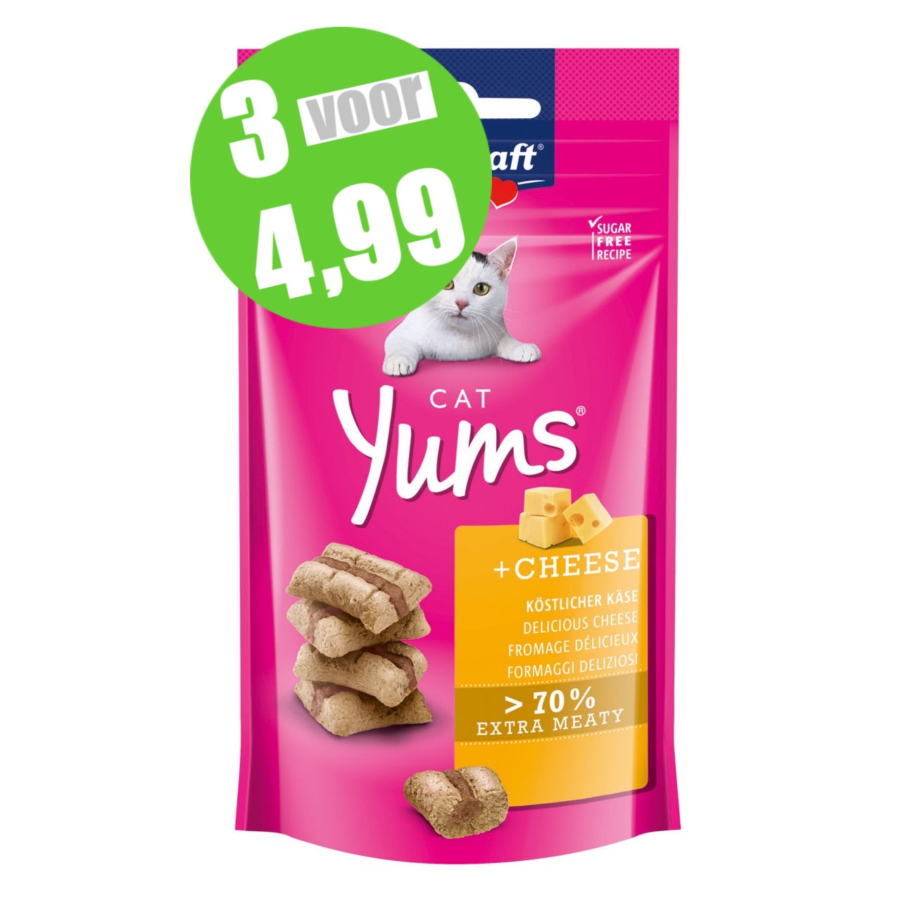 Vitakraft Cat Yums Kaas 40 gram