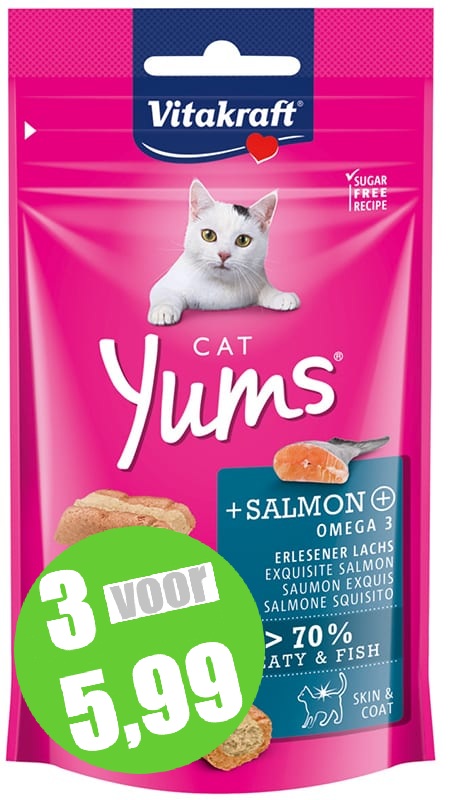 Vitakraft Cat Yums Met Zalm