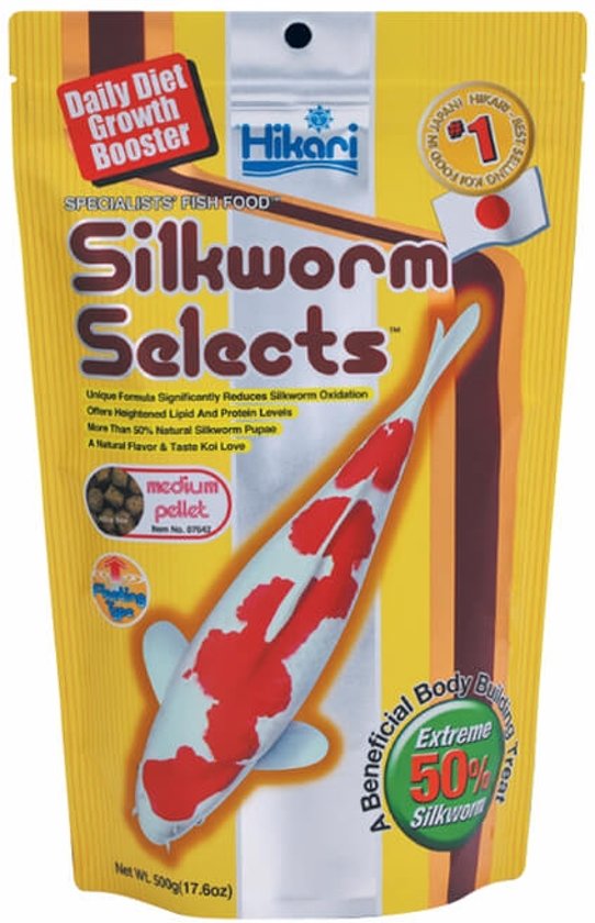 Hikari Silkworm Select Medium 500 gram
