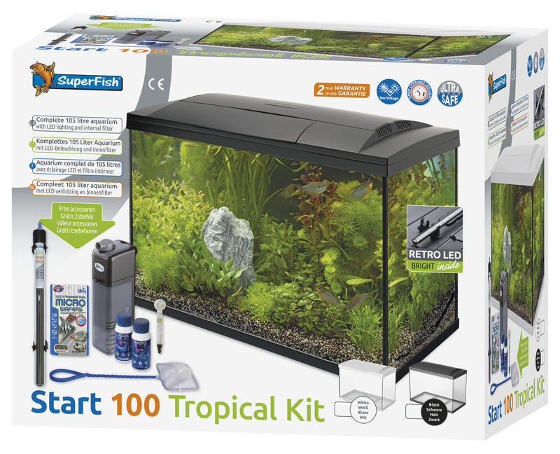 Superfish Start 100 Tropical Kit Zwart