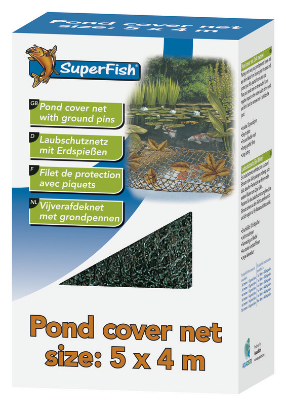 Superfish Vijverafdeknet 5 X 4 M+14 Pinnen