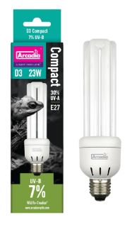 Arcadia D3 Compact Lamp 7% UVB 23 W