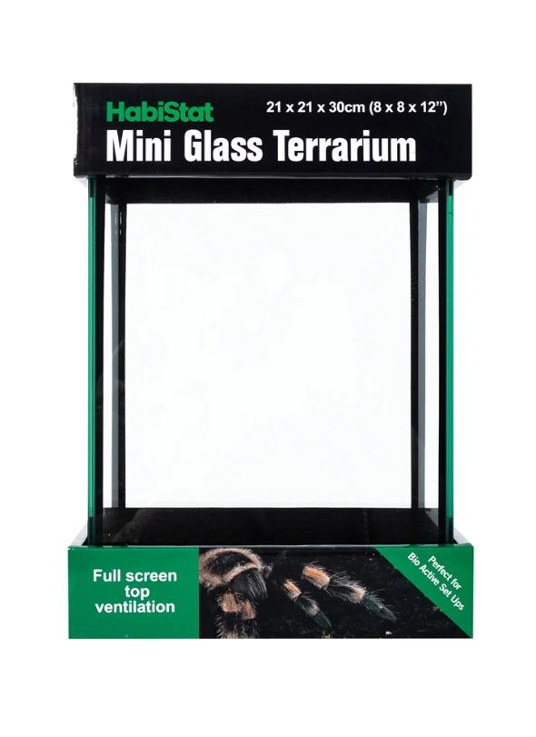 Habistat Glazen Terrarium 20x20x30 cm