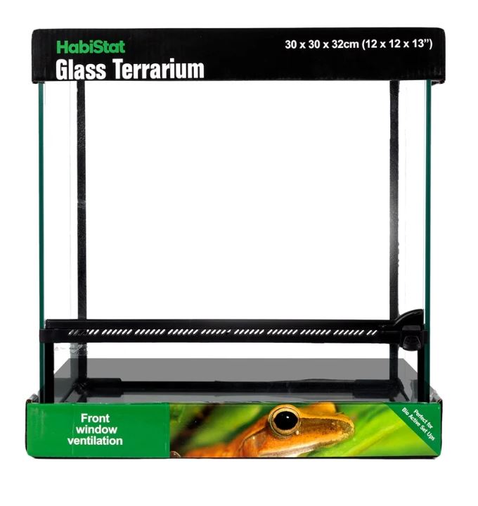 Habistat Glazen Terrarium 30x30x32 cm