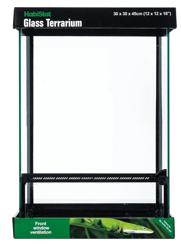 Habistat Glazen Terrarium 30x30x45 cm