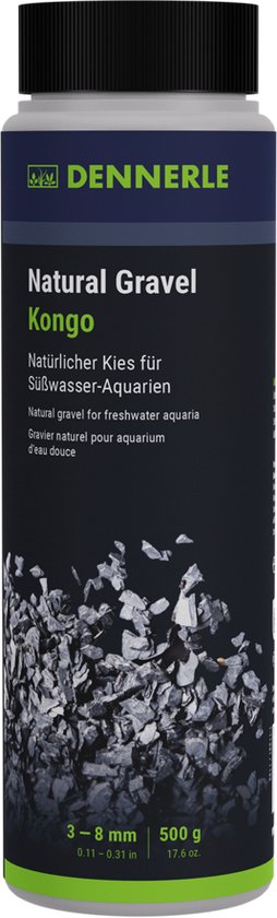 Dennerle Natural Gravel Kongo - Bodembedekking - 3-8 mm 500 gr