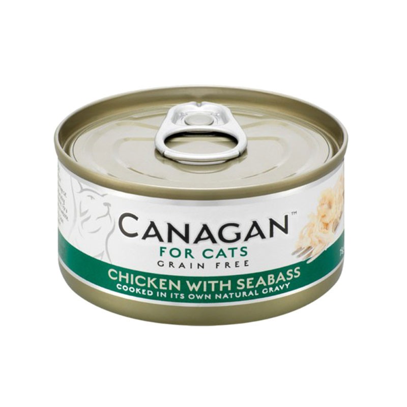 Canagan Chicken With Seabass Natvoer 75 gram